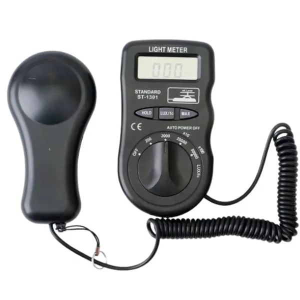 St-1301 — Digital Light Meter (0–50,000 Lux/Ft-Candles, ±5% + 10 Digits) 1