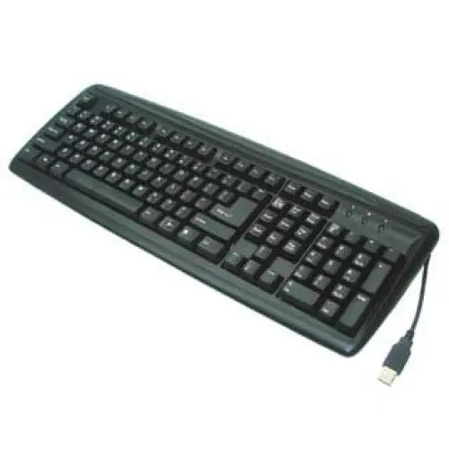 Standard Black Keyboard – Full-Size Layout, Plug-And-Play Compatibility, 36233 1