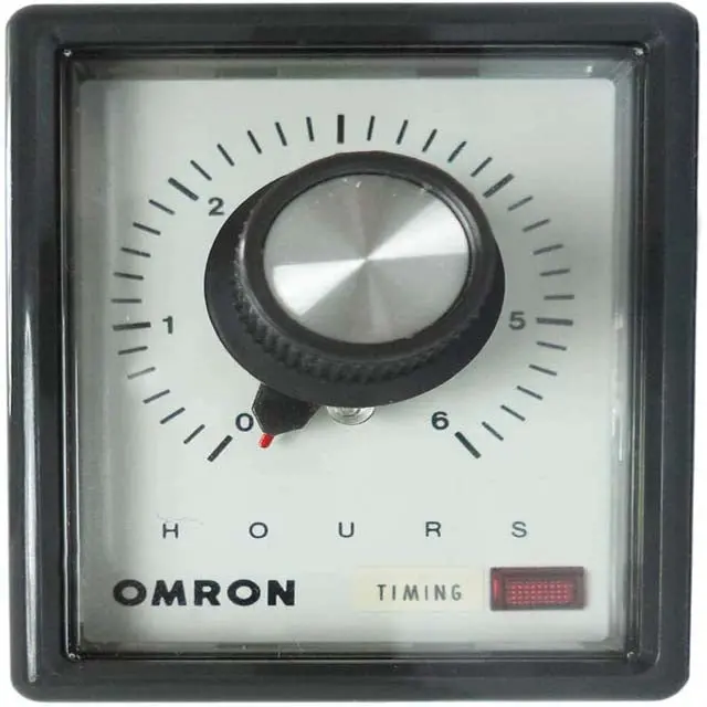 Stp-Mnd-Aj-Ua Ac 120V Adjustable Timer – 0–6 Hour Range, 2P2T, Round Socket Base 1