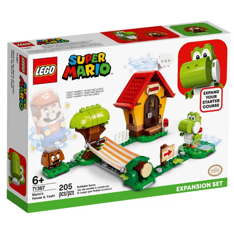 Super Mario Expansion Set — Yoshi & Mario’S House, 205-Piece Interactive Playset 1