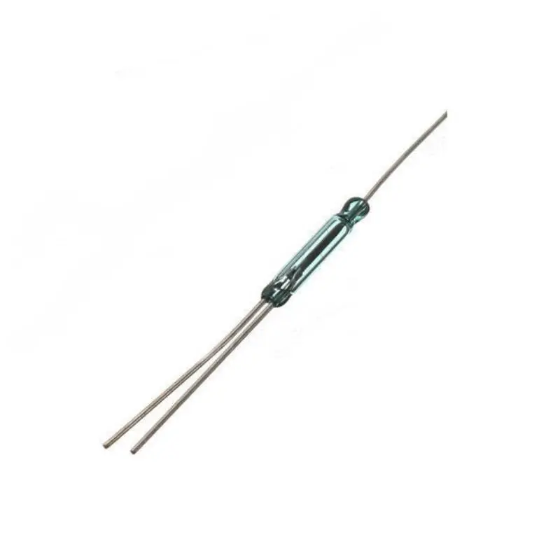 Swree-390015 Glass-Encapsulated Reed Switch – Spdt (No/Nc), 2 × 15Mm, Axial Leads, 0.25A @ 50V 1