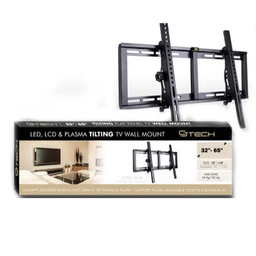 T00522 Tilting Flat-Panel Tv Mount For 32–65", ±10° Tilt Range, 50 Kg Load Limit 1