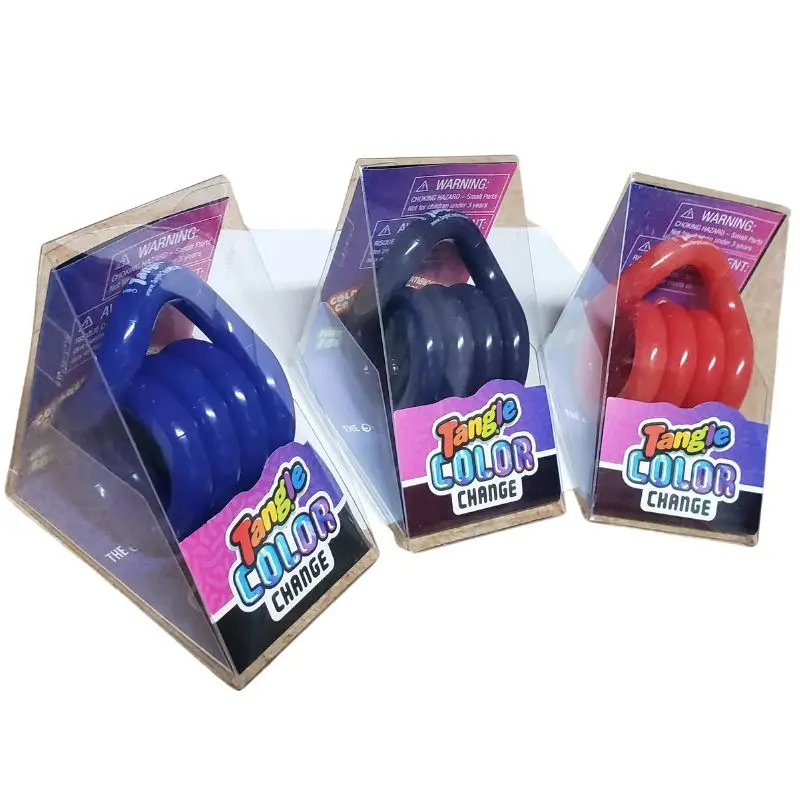 Tangle Jr. Assorted Color Change Fidget Toy Set 1