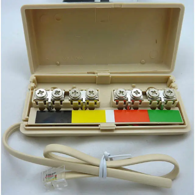 Tec38-Ivory – Ivory-Colored Telephone Line Junction Enclosure 1