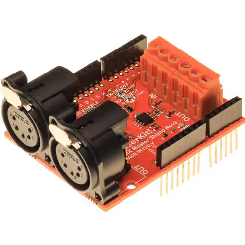 Tinkerkit Dmx Master Shield — Arduino-Compatible Lighting Control Interface 1