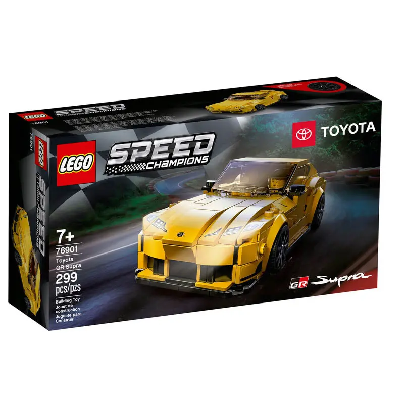 Toyota Gr Supra Speed Champions Set — 299-Piece Racing-Themed Building Kit 1