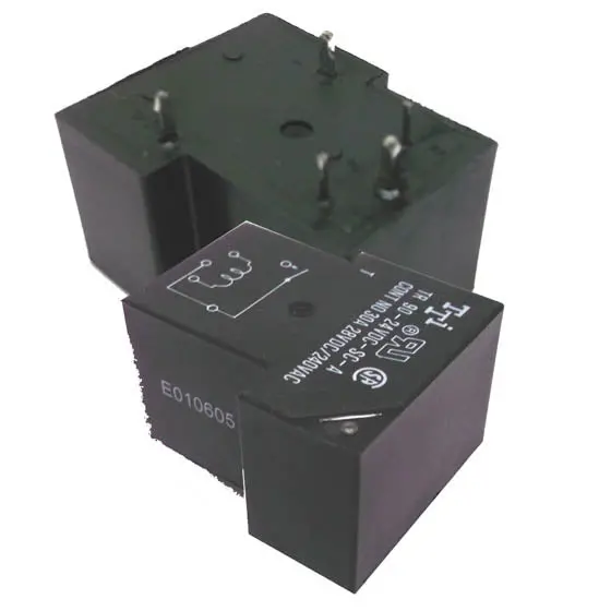 Tr90-24Vdc-Sc-A Pcb-Mount Power Relay – 24V Dc, Spst-No, 30A, 5-Pin, 240Vac Switching 1