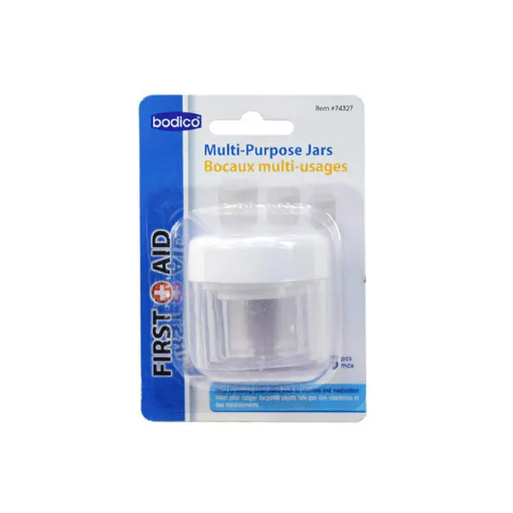 Transparent Plastic Travel Jars – 3-Piece Set, Varied Sizes 1
