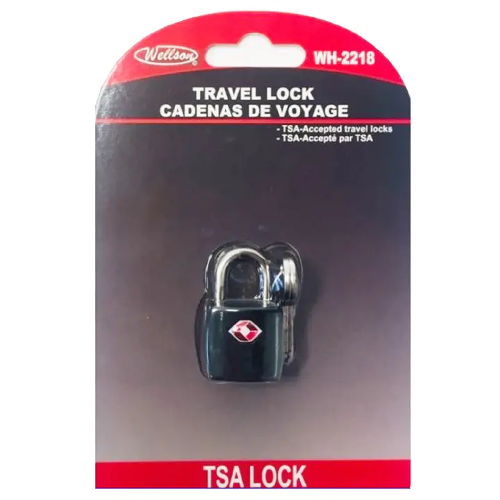 Tsa-Approved Travel Luggage Lock — Keyed Or Resettable 1