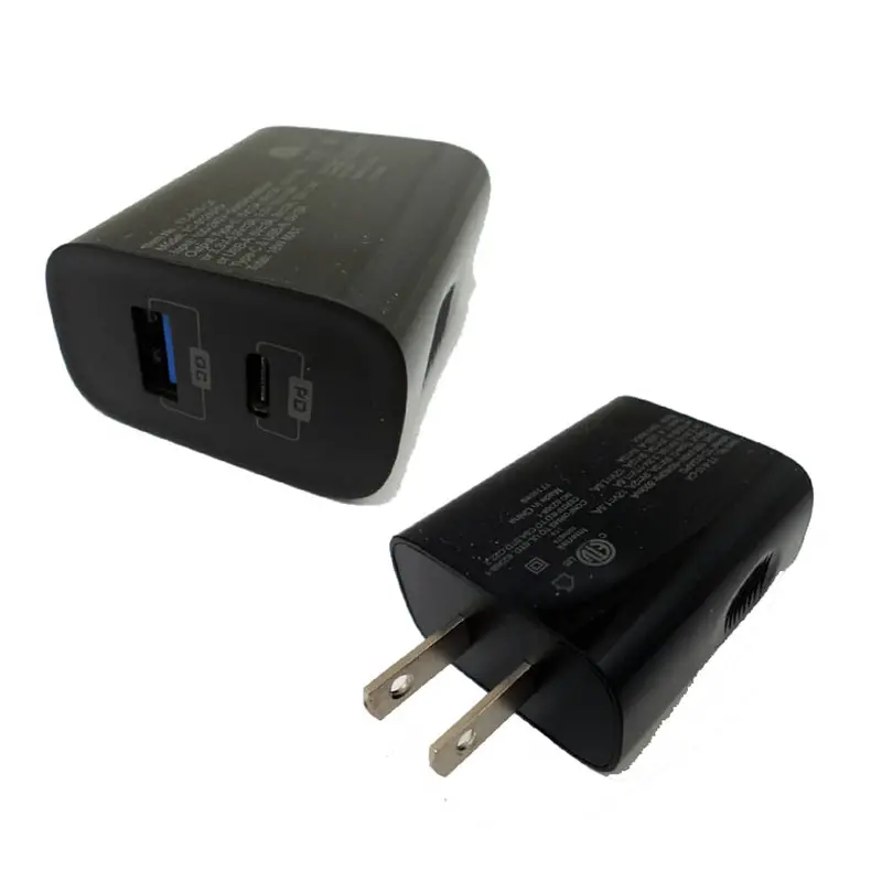 Tt-A15 Dual-Port Usb Wall Charger – Supports Usb-A & Usb-C Pd Fast Charging 1