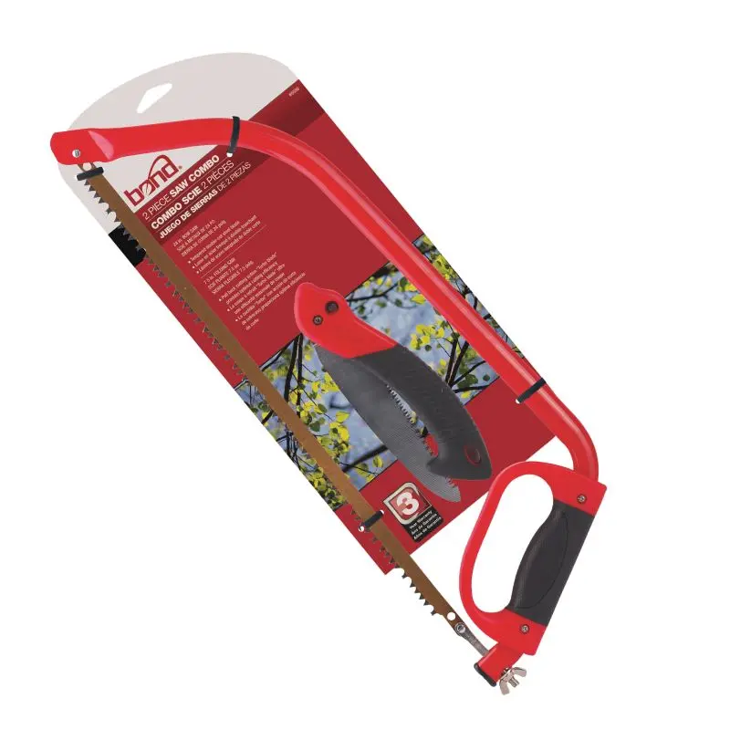 Two-Piece Saw Set – Includes 24-Inch Bow Saw And Compact 7.5-Inch Folding Saw 1