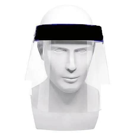 Tzsm-353 Protective Face Shield – 9 In × 14 In Full-Coverage Transparent Safety Visor 1