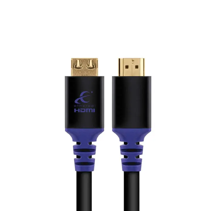 Ultra-Thin Hdmi Cable With Ethernet – 6.5 Ft, 4K Uhd Certified, Black (Mhz-Hd2) 1