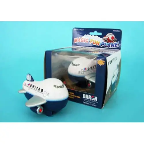 United Airlines-Themed Magic Flying Plane Toy For Kids 1
