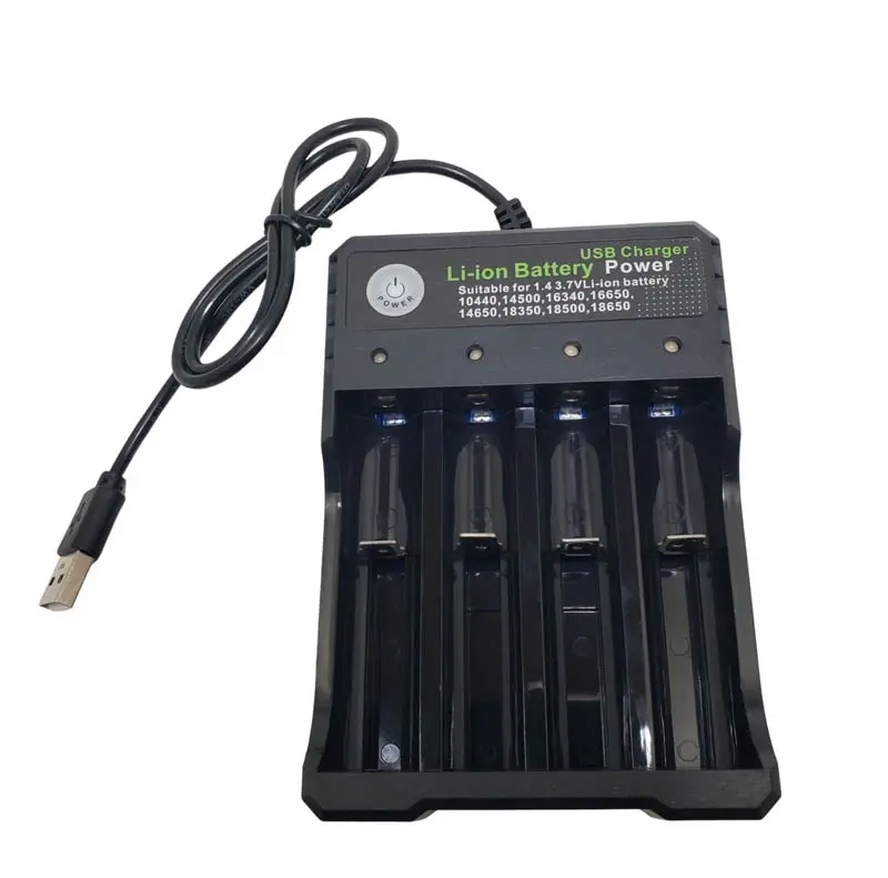 Universal 4-Slot 18650 Charger Supporting Aa/Aaa Nimh/Nicd & Li-Ion 1