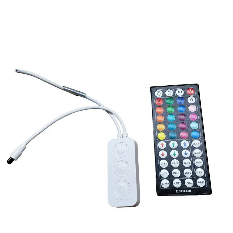 Universal 44-Button Rf Remote For Rgb Led Tape Lighting Systems 1
