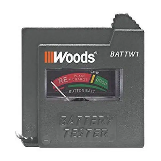 Universal Battery Tester – Checks Aa, Aaa, C, D, 9V, And Button Cells (1.5V & 3V) 1