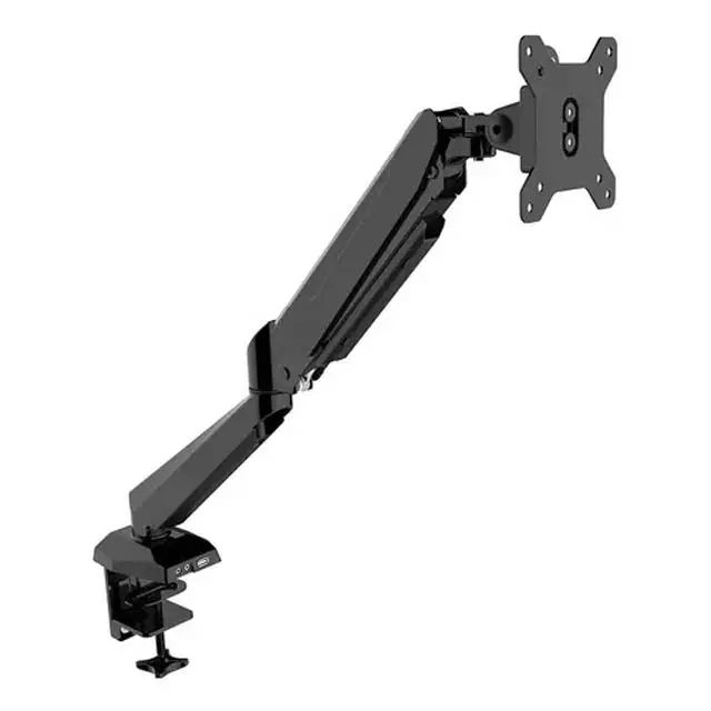 Universal Desk-Mount Monitor Stand – Supports 15–27 Inch Displays, Usb + Headphone Ports 1