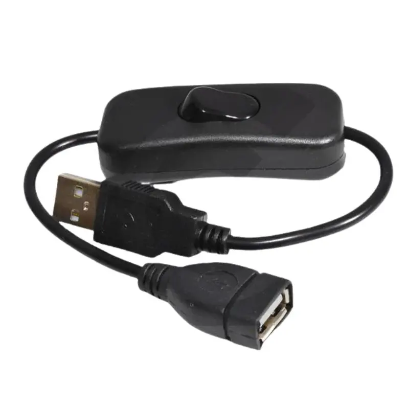 Usb 2.0 A-To-A Cable With Integrated Toggle Switch – 8.5 Inches 1