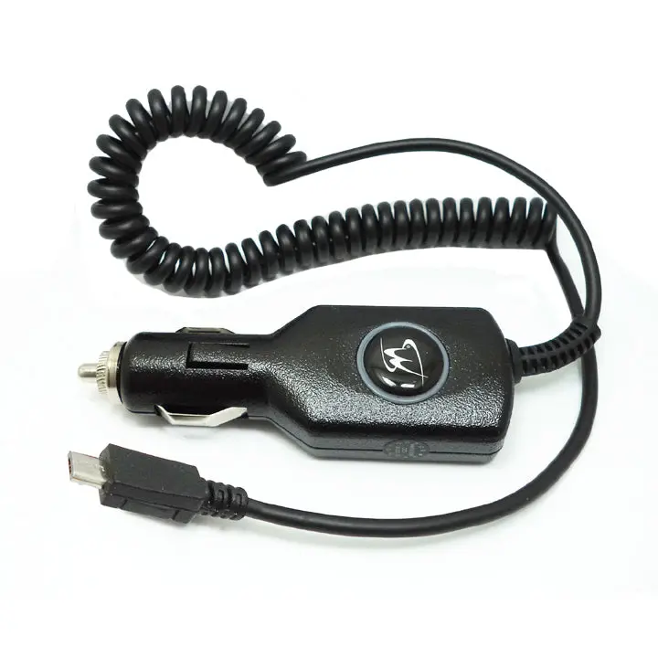 Usb Car Charger With Micro-Usb Cable – 6-Foot Black Coiled Cord (Model Msdvdqcmicro) 1