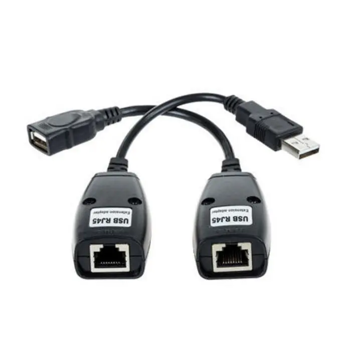 Usb-To-Ethernet Extender Kit – 150 Ft Over Cat5E/Cat6 Cable 1