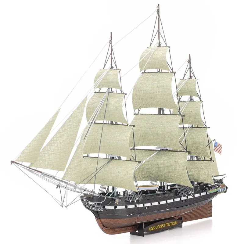 Uss Constitution 3D Metal Earth Model Kit – Precision Metal Puzzle 1