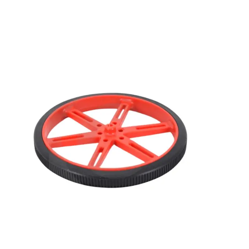 Uwhll-601437 – 90Mm Diameter Rubber-Covered Caster Wheel, 10Mm Width 1