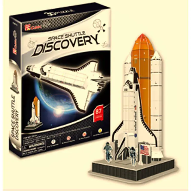 V6Pcb050 Space Shuttle 3D Puzzle – 87-Piece Interlocking Model Kit 1