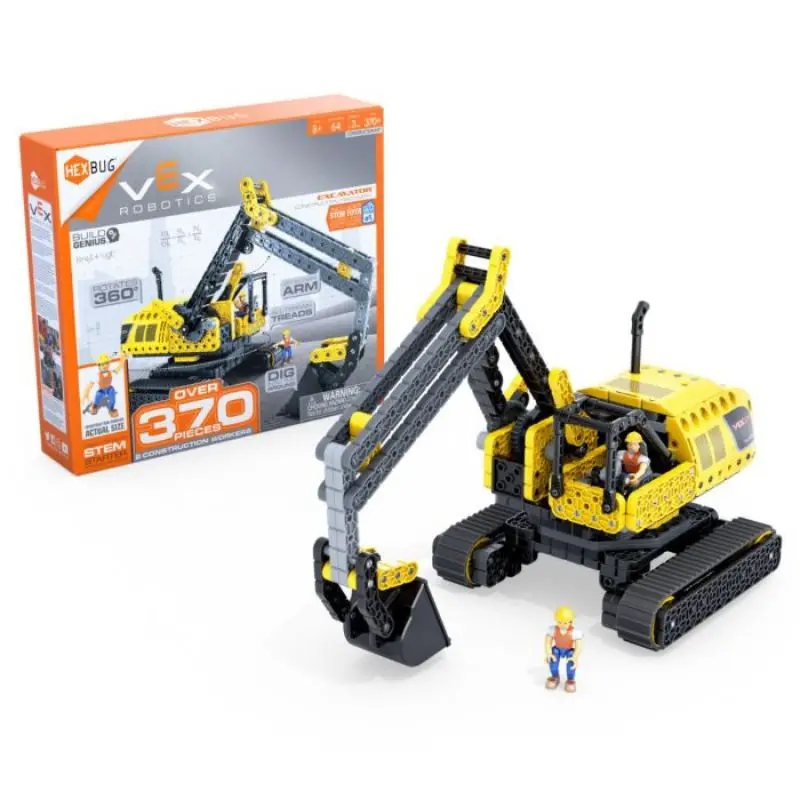 Vex Robotics Excavator Model – Motorized Construction Machinery Build 1