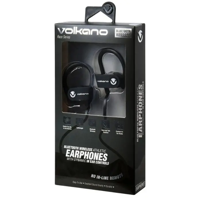Vk-1008 Bluetooth In-Ear Headphones – Built-In Mic, On-Ear Controls & Secure Ear Hooks 1
