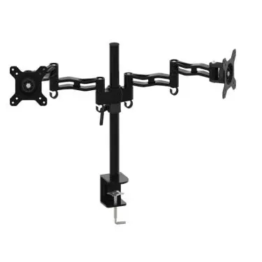 Vm-D08 - Adjustable Dual-Monitor Desk Mount For 13 To 27 Inch Displays (8 Kg Load, Tilt And Swivel Support) 1