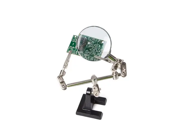Vthhn Adjustable Helping Hand Tool With 1.5× Magnifying Lens 2