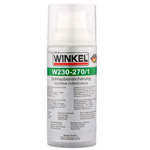 W230-270 High-Strength Threadlocker – Red, Permanent Bond, 50 Ml 1