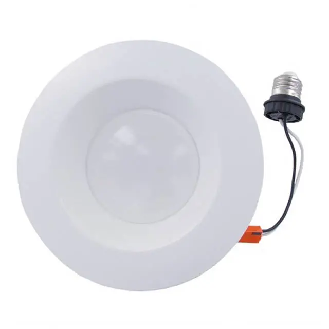 Warm White Led R56 Bulb – E26 Base, 11 W Dimmable, 120 V, Fits 5–6 Inch Recessed Housing (2-Pack) 1