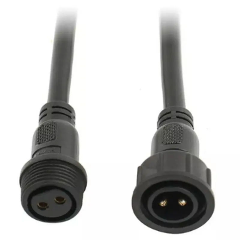 Waterproof 2-Pin Led Strip Cable Assembly – Male/Female Connector Kit 1
