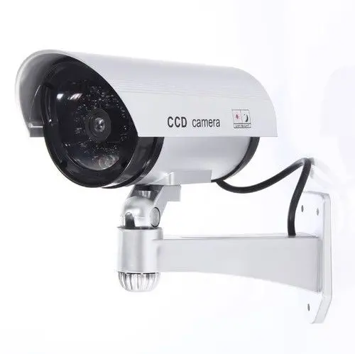 Weatherproof Indoor/Outdoor Dummy Security Camera With Flashing Led 1