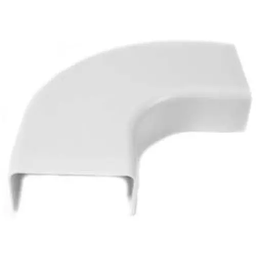 White 1.5-Inch Flat Side Bend Elbow For Kfj-5459 Cable Pathways 1