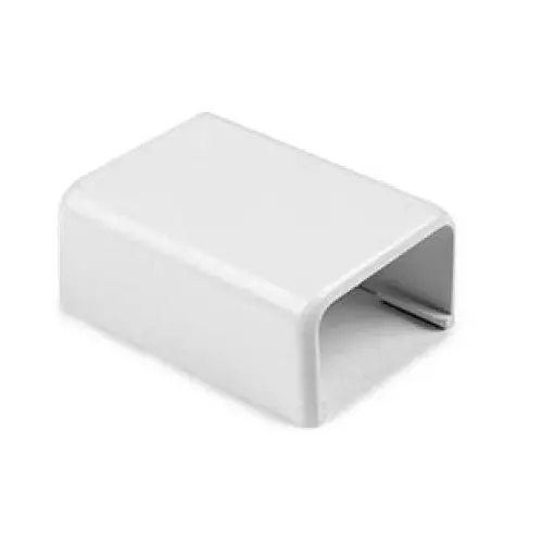 White 1.75-Inch Flat Coupling Connector For Kfj-6569 Raceway Splicing 1