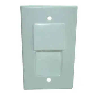 White Bulk Cable Wall Plate – 1.25-Inch Square Opening, Mounting Frame For Low-Voltage Installations 1