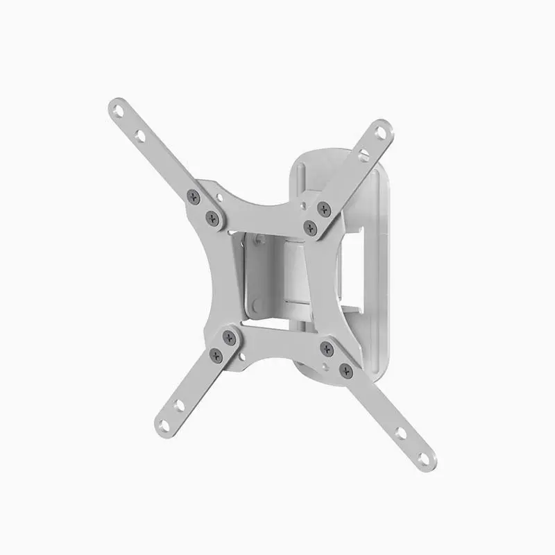 White Tilting & Swiveling Tv Mount – Sleek Bracket For 12–39 Inch Tvs (44 Lbs) 1
