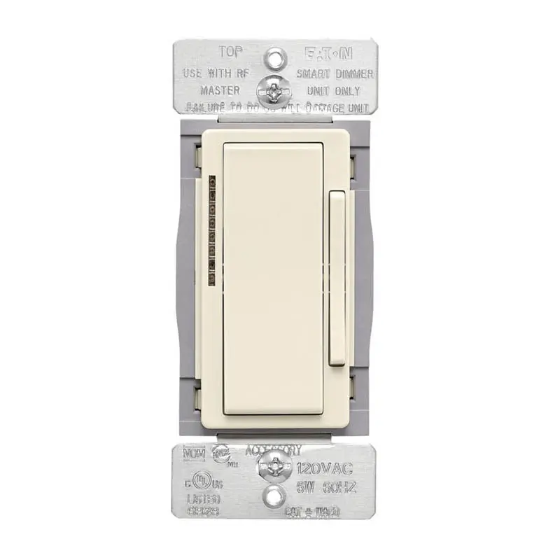 Wi-Fi Smart Slide Dimmer – Decora-Style, 3-Way, 120V, Light Almond Finish 1