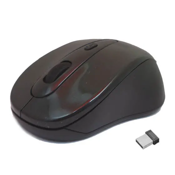 Wireless Optical Computer Mouse – 2.4Ghz Rf, 10-Meter Range, Sleek Black Design 1