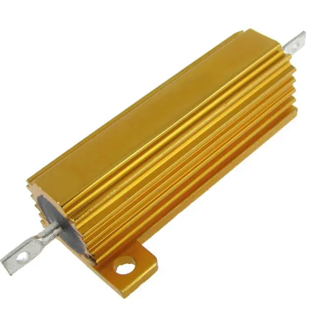 Wirewound Resistor – 100 Ohms, 25W, 5% Tolerance, Aluminum Housed 1