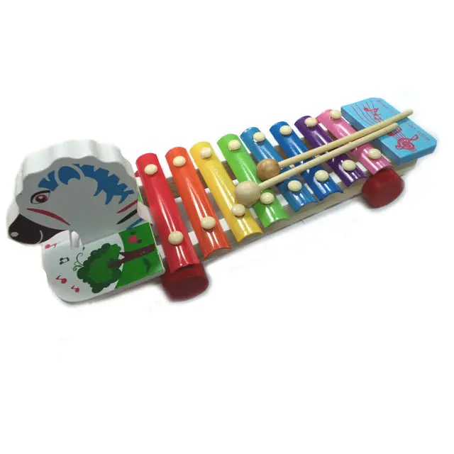 Wooden Pony Xylophone – Musical Toy With Colorful Knocking Keys 1
