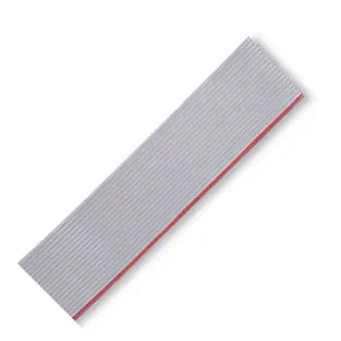 Wqe-3401A – 34-Conductor Gray Flat Cable, 28 Awg, 5 Ft, Flexible Ribbon Design 1