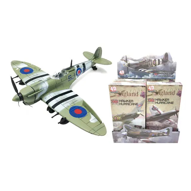 Wwii Royal Air Force Plane Model Set – British Aircraft Miniatures In Mixed Color Variants 1