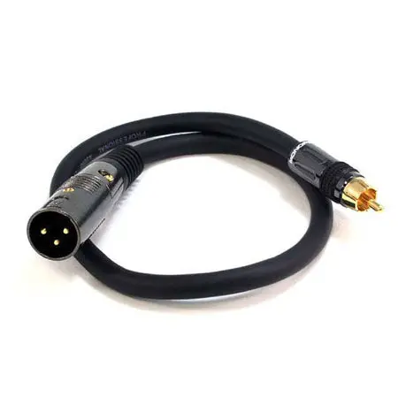 Xlr To Rca Cable – 3-Pin Male Xlr To Dual Rca Male, 1.5-Foot A/V Interconnect 1