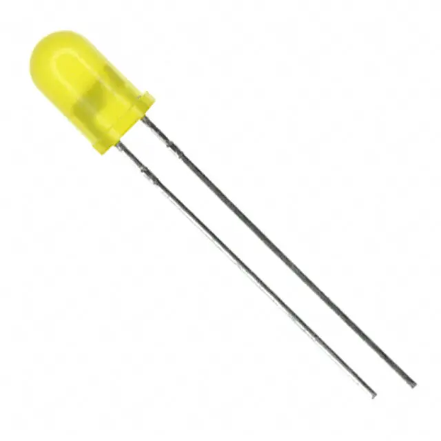 Yellow 5Mm Diffused Led – 30Mcd @ 20Ma (Pack Of 5) 1