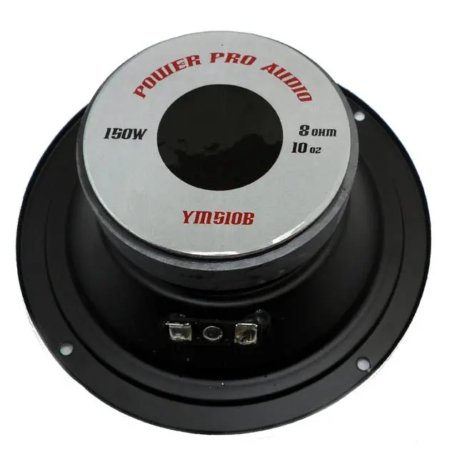 Ym510B 5.5-Inch Round Speaker – 8-Ohm Impedance, 150-Watt Rms Midrange Driver 1