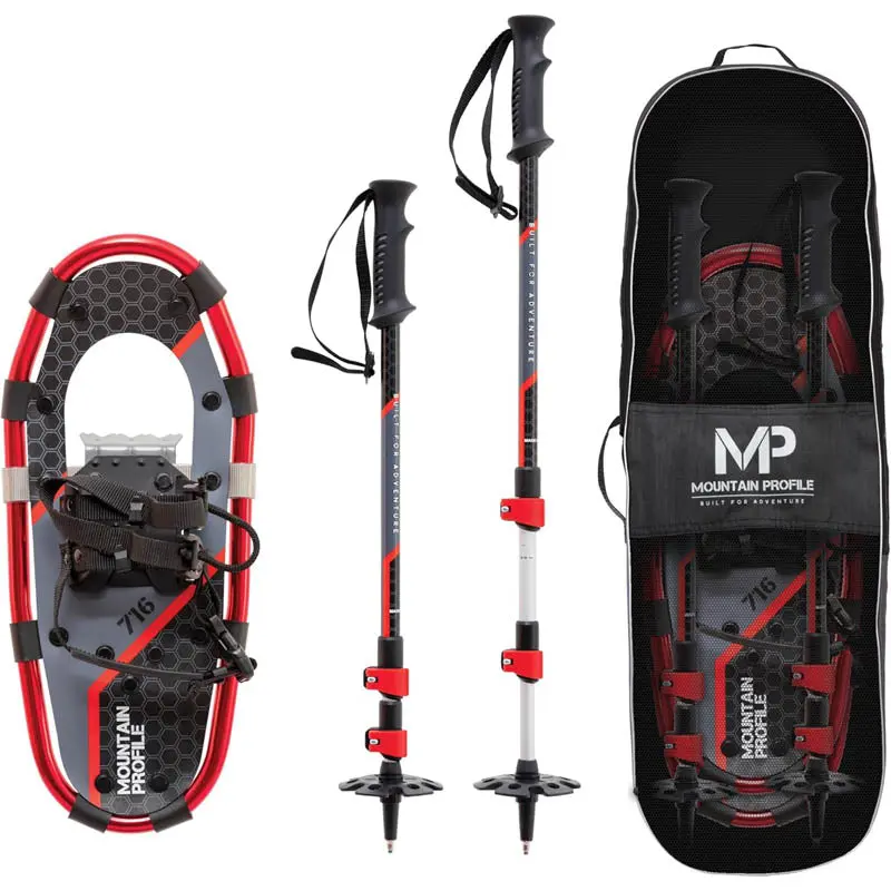 Youth Snowshoe Kit – 7" × 16" Size, Designed For 25–100 Lbs Users 1
